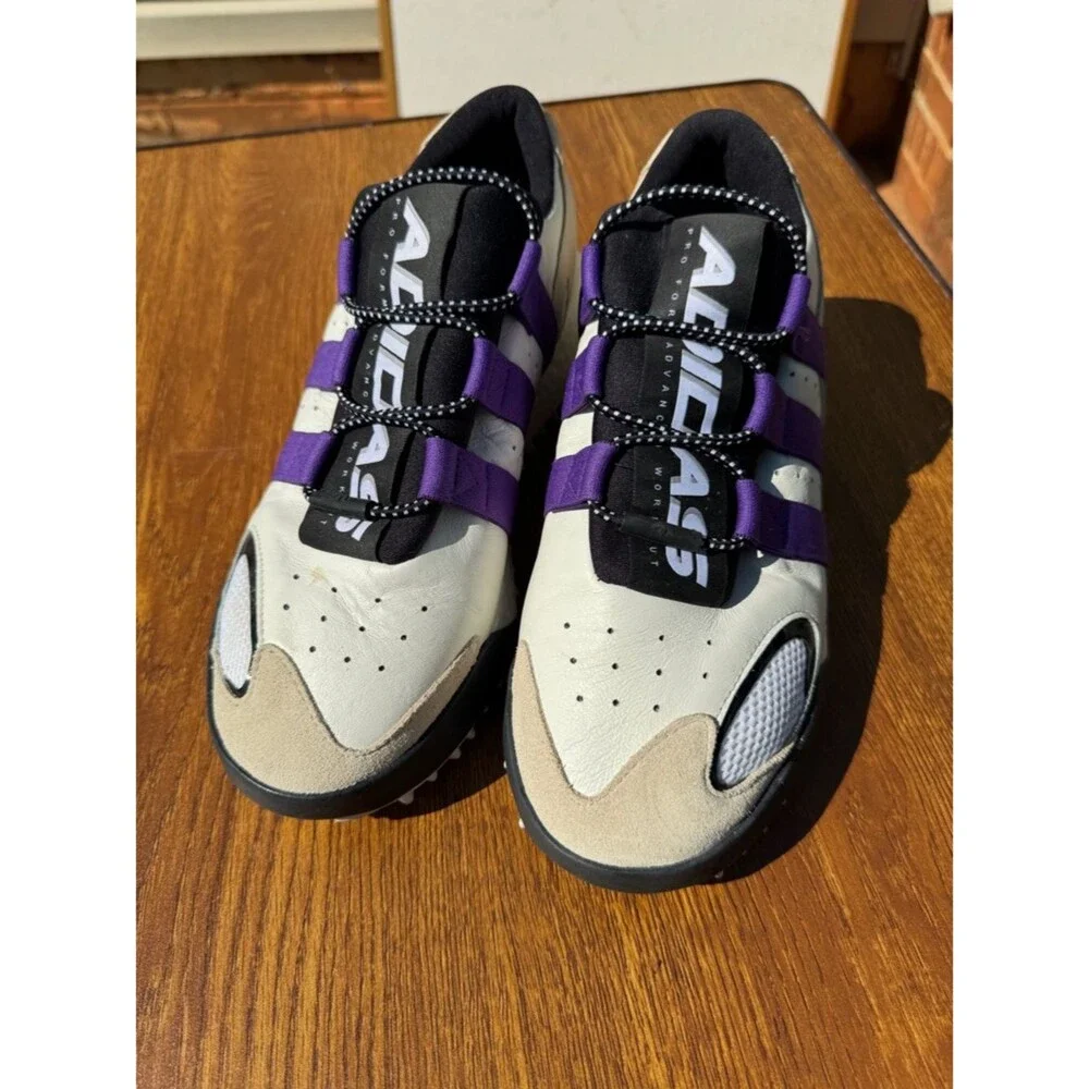 Adidas ALEXANDER WANG AW Turnout Trainer White Purple US 10.5